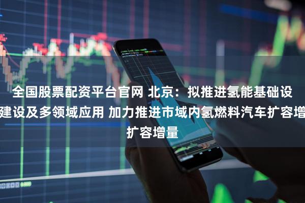 全国股票配资平台官网 北京：拟推进氢能基础设施建设及多领域应用 加力推进市域内氢燃料汽车扩容增量
