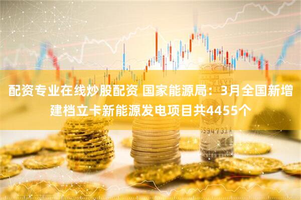 配资专业在线炒股配资 国家能源局：3月全国新增建档立卡新能源发电项目共4455个